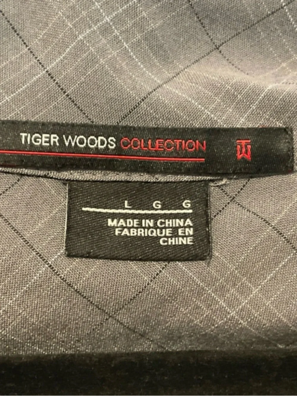 Tiger Woods Collection Quarter-Zip Pullover Sweater - Dark Gray - Large